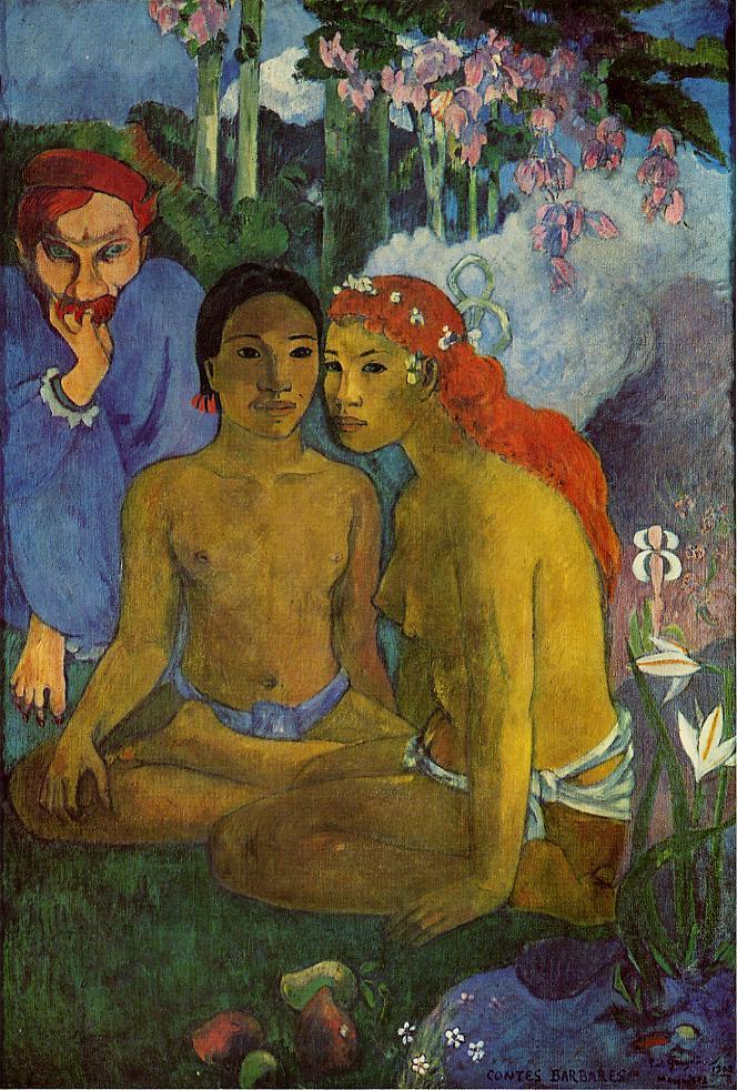 Contes Barbares - Paul Gauguin Painting